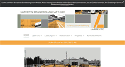 Desktop Screenshot of lafrentz-bau.de